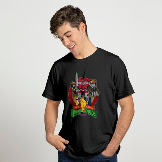 Discover T-shirt Unissexo Power Rangers Mighty Morphin