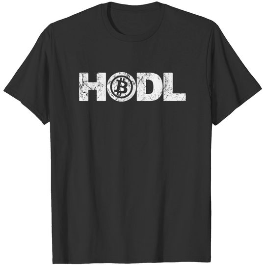 T-shirt para Homem e Mulher HODL Bitcoin