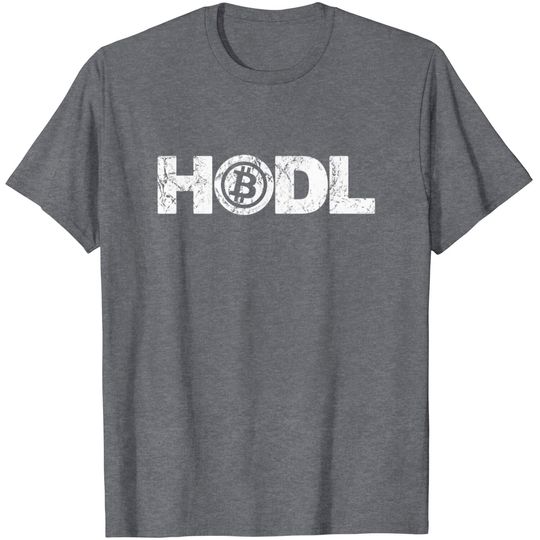 T-shirt para Homem e Mulher HODL Bitcoin