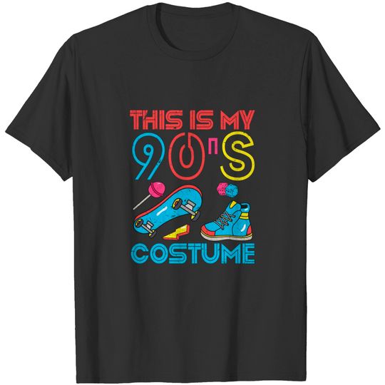 Discover This is My 90s Tênis de Skate Camiseta T-shirt com Estilo dos Anos 90
