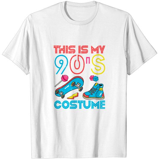 Discover This is My 90s Tênis de Skate Camiseta T-shirt com Estilo dos Anos 90