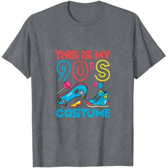 This is My 90s Tênis de Skate Camiseta T-shirt com Estilo dos Anos 90