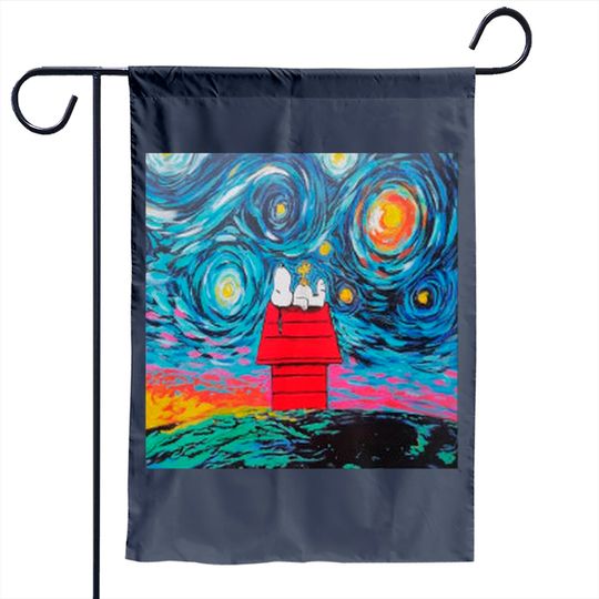 Discover Snoopy and Woodstock Garden Flags