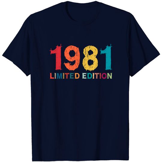 Discover T-shirt Unissexo 1981 Aniversário Limited Edition