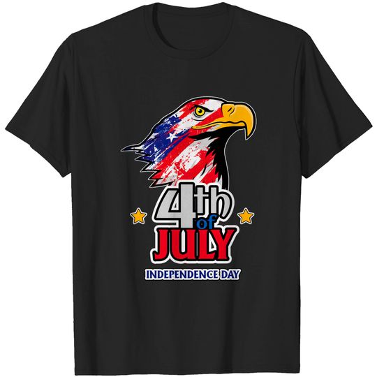 Discover 4th of July Eagle - 4th Of July - T-Shirt