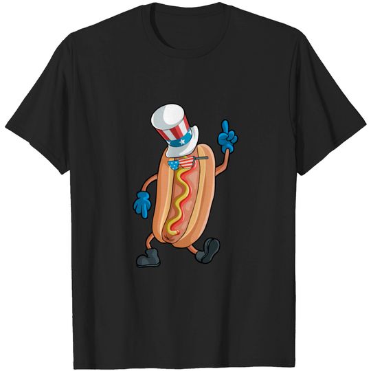 Discover Hot Dog 4th Of July T-shirt