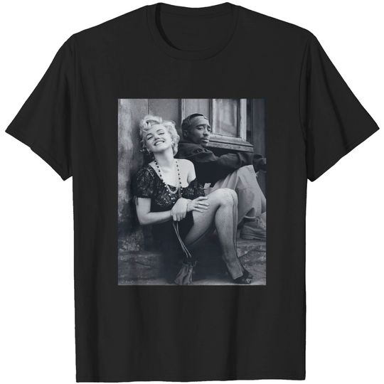 Discover Marilyn Monroe and 2Pac Logo T-Shirt