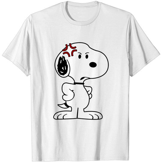 Discover Angry Snoopy - Snoopy - T-Shirt