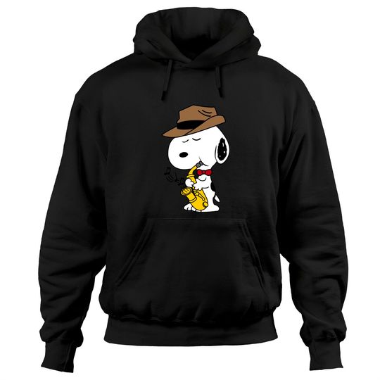 Discover Snoopy Play Saxophone - Snoopy - Hoodies