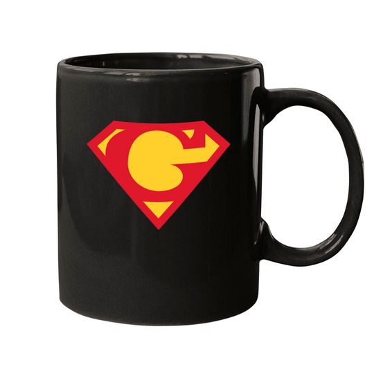 Discover Letter G - Superman - Mugs