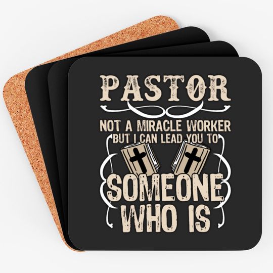 Discover Christian Church Pastor Christian Coasters