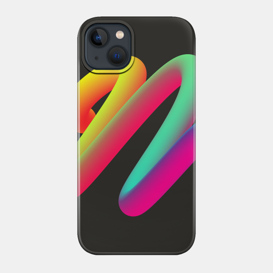 Discover Curly N - N - Phone Case