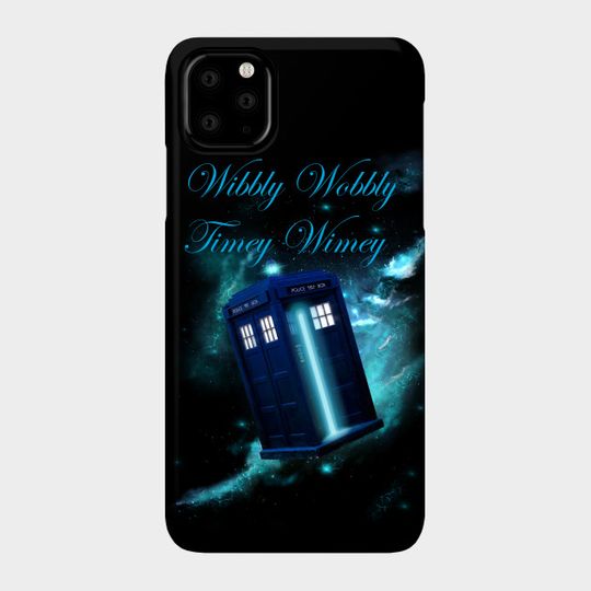 Discover Wibbly Wobbly Timey Wimey - Doctor Who - Phone Case