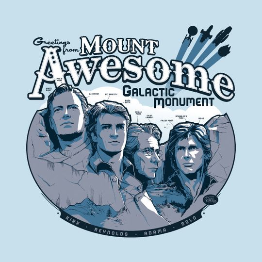 Discover Mt. Awesome - Science Fiction - T-Shirt
