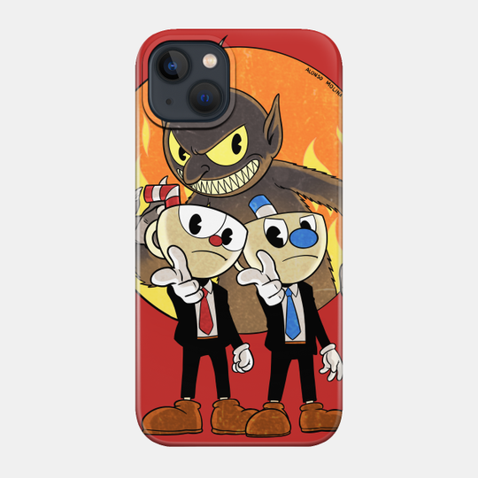 Discover We are here to collect - Cuphead And Mugman - Phone Case