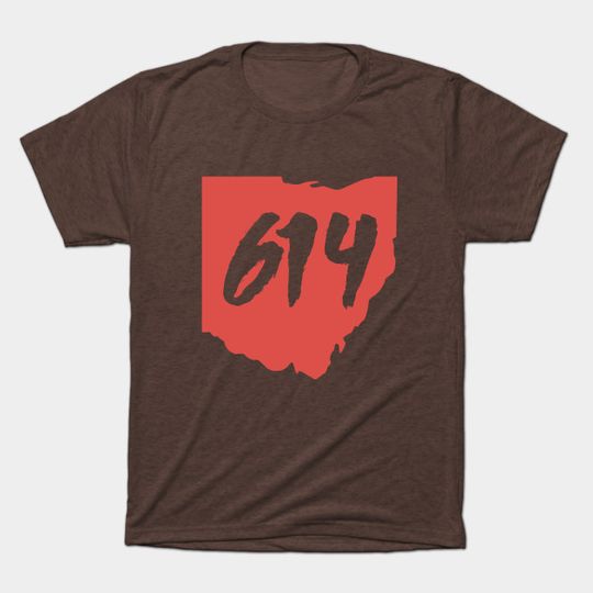 Discover Columbus Ohio 614 Area Code - Ohio - T-Shirt