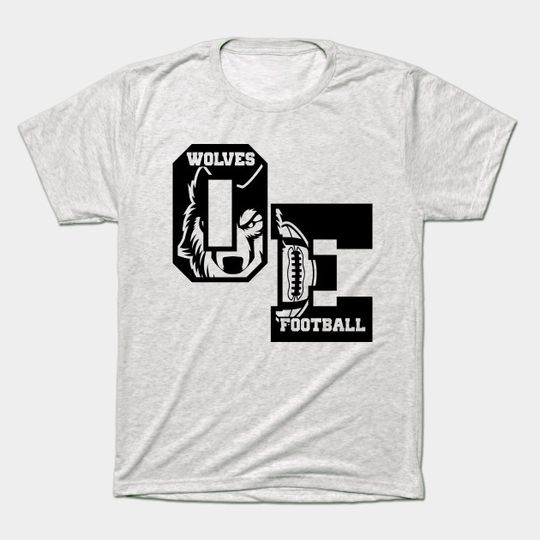 Discover Wolves Football Sport - White - T-Shirt