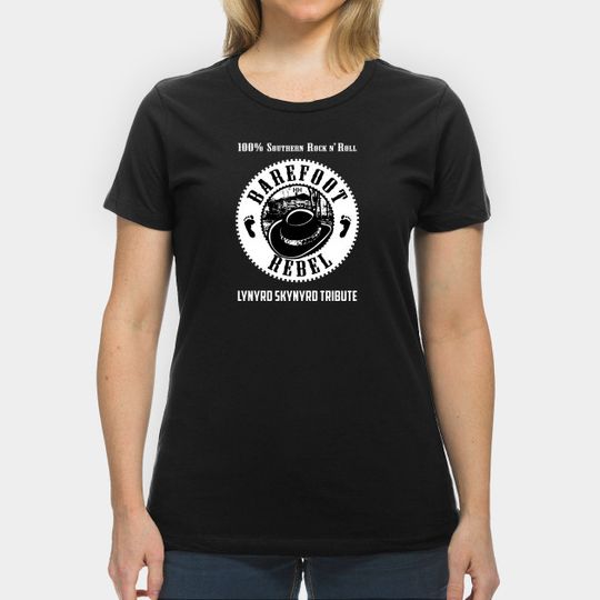 Discover BFR-Logo Wht - Barefoot Rebel - T-Shirt