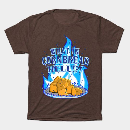 Discover What in CORNBREAD HELL - LuluBlue Edition - Gaming Apparel - T-Shirt