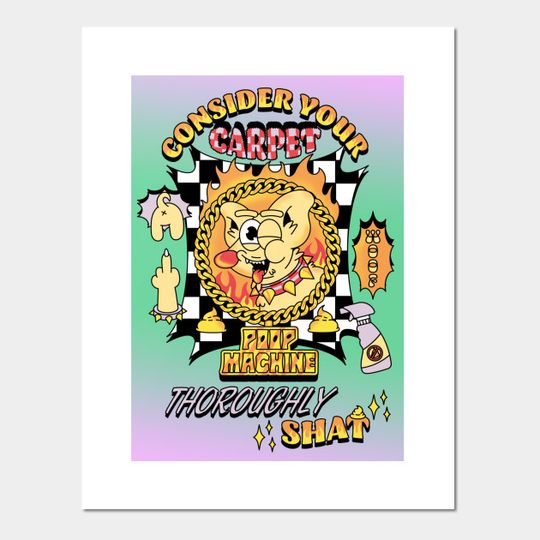Discover Poop Machine Dog - Poop - Posters and Art Prints