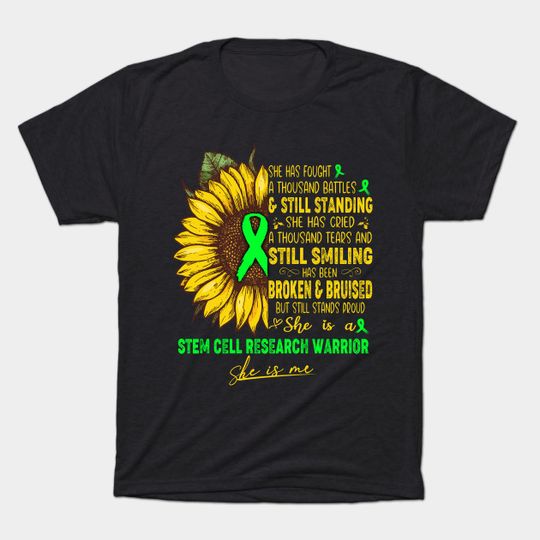 Discover Stem Cell Research Awareness Warrior T-Shirt