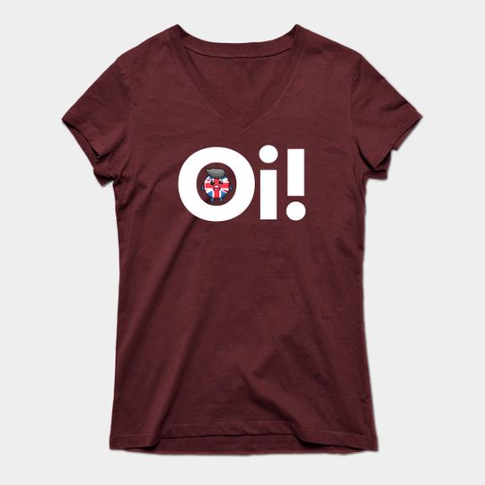 Discover Oi! White Letters - Ted Lasso - T-Shirt