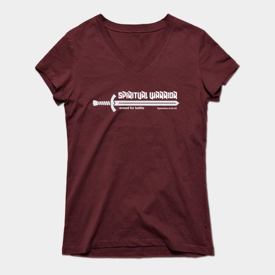 Discover Spiritual Warrior Armor of God Warfare Ephesians - Warrior - T-Shirt