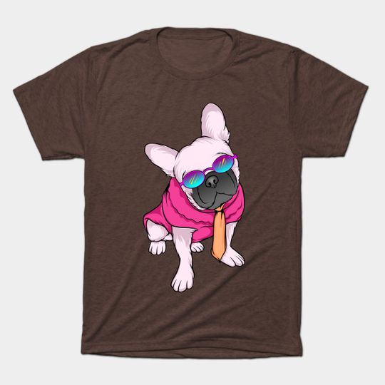 Discover Dog Wearing Sunglasses 14 - Dog - T-Shirt