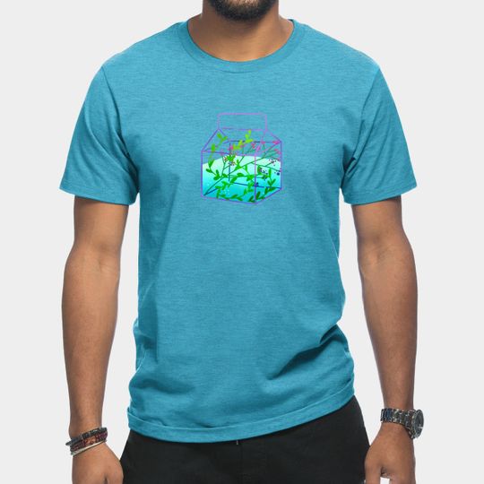 Discover Juice box water terrarium aka aquarium - Aesthetic - T-Shirt