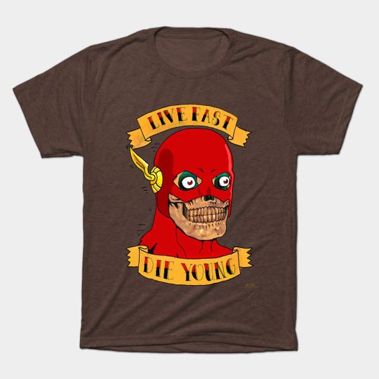 Discover LIVE FAST, DIE YOUNG - Flash - T-Shirt