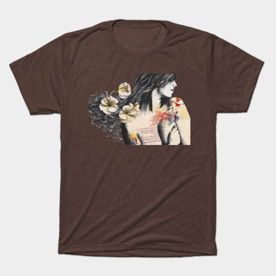 Discover Fatamorgana | flower woman sexy portrait | trs - Flower Girl - T-Shirt