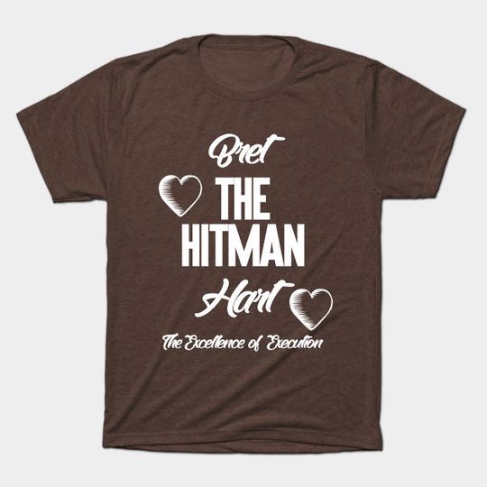Discover The Hitman - Bret Hart - T-Shirt