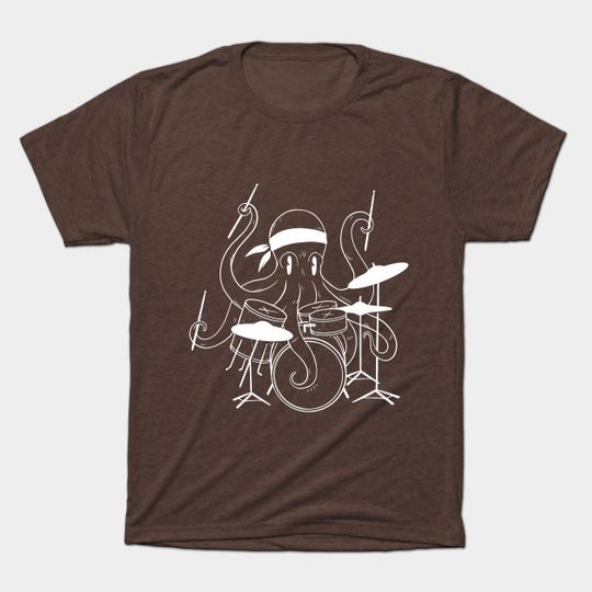 Discover DRUMMER OCTOPUS - Octopus - T-Shirt