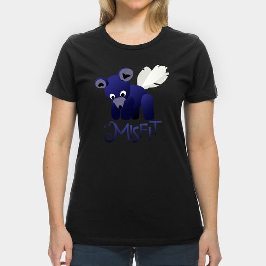 Discover Misfit - Winged Bear - Rudolph - T-Shirt