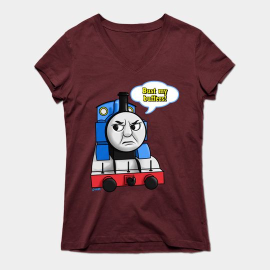 Discover "Bust My Buffers" Thomas - Thomas Tank Engine - T-Shirt