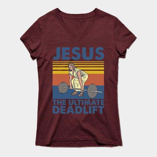 Discover Jesus The Ultimate Deadlift Vintage Gift - Jesus The Ultimate Deadlift Vintage - T-Shirt