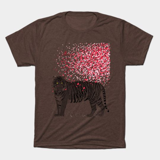 Discover Cherry tree Tiger - Tiger - T-Shirt