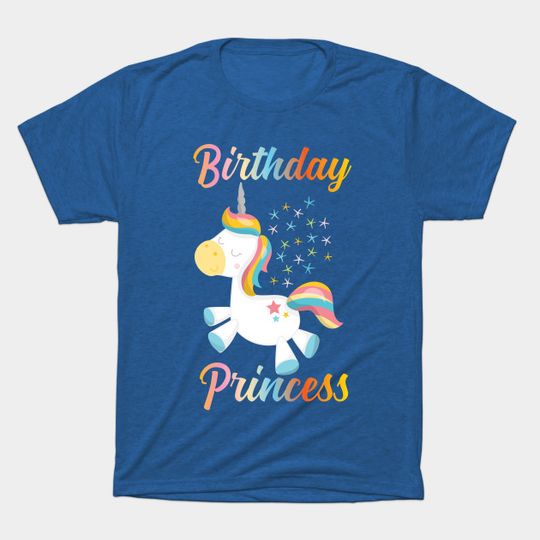 Discover Birthday Princess - Unicorn Princess Gift - T-Shirt