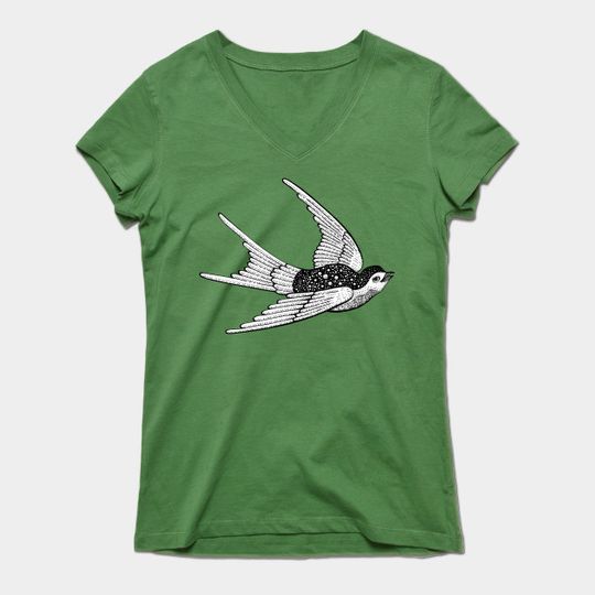 Discover Vintage Swallow - Swallow - T-Shirt