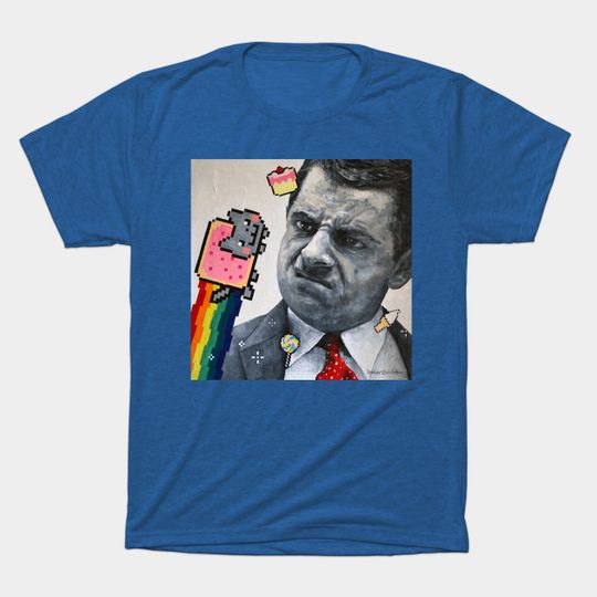 Discover "MR BEAN & NYAN CAT ARTWORK" - Mrbean - T-Shirt
