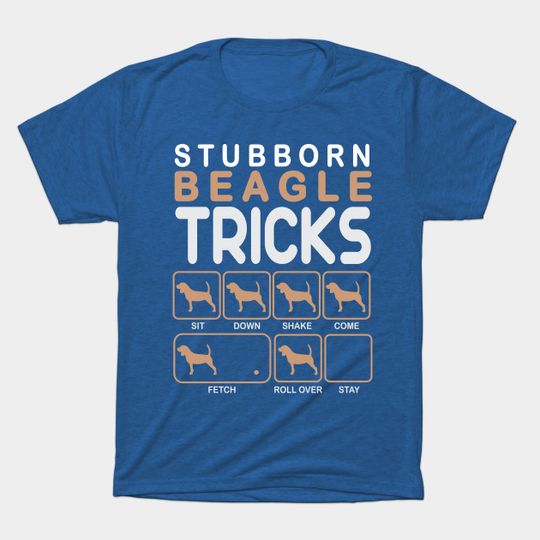 Discover STUBBORN BEAGLE TRICKS - Beagle Dog - T-Shirt