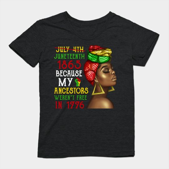 Discover Juneteenth Melanin African American Queen T-Shirt