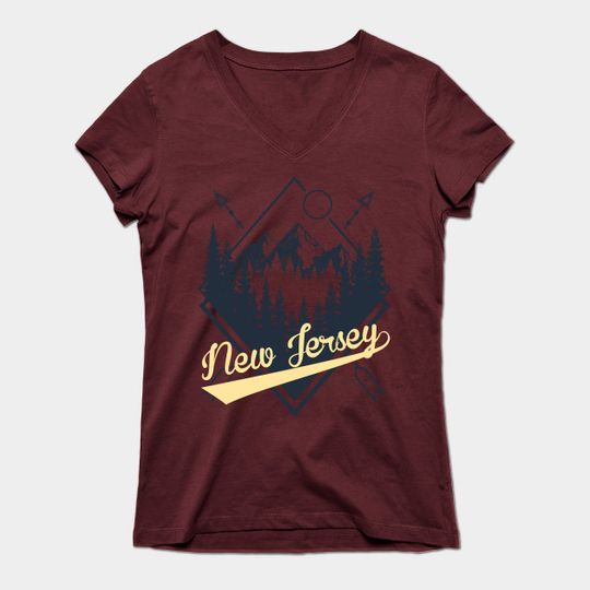 Discover New Jersey State - New Jersey - T-Shirt