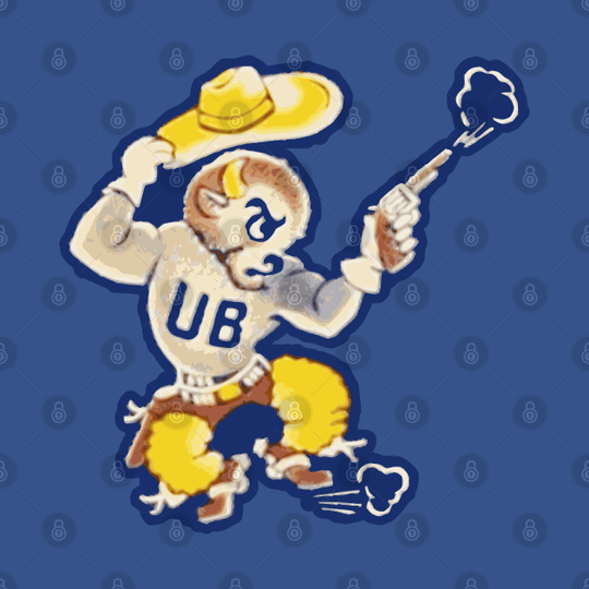 Discover Restored Buffalo Bulls Design Circa 1950s - University Of Buffalo - T-Shirt