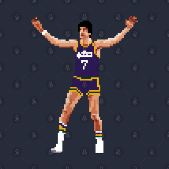 Discover Pete Maravich Pixel - Pete Maravich - T-Shirt
