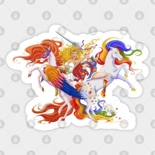 Discover 80's Girls - She Ra - Sticker
