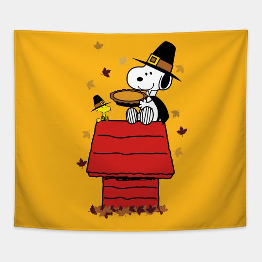 Discover Snoopy Thanksgiving - Snoopy - Tapestry