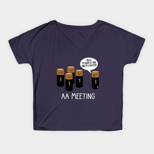 Discover AA MEETING - Funny - T-Shirt