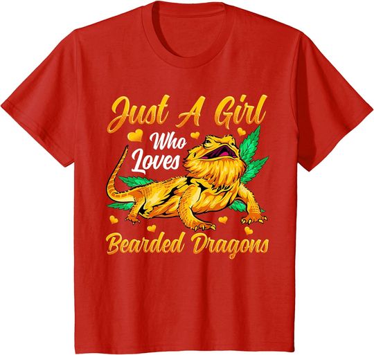 Discover Just A Girl Who Loves Bearded Dragons T-Shirt