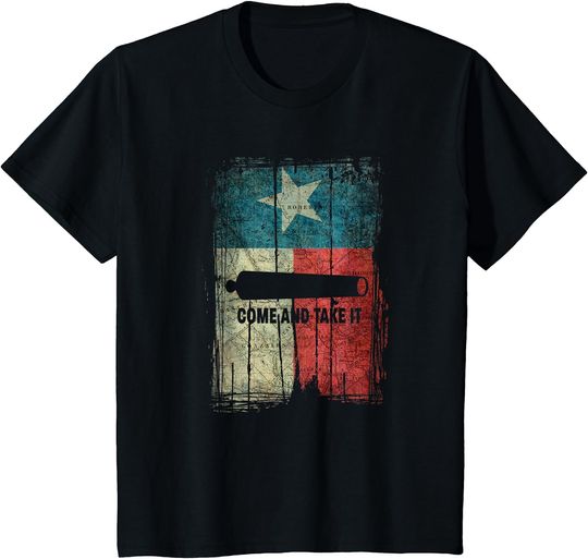 Discover Texas Flag Come and Take It T-Shirt